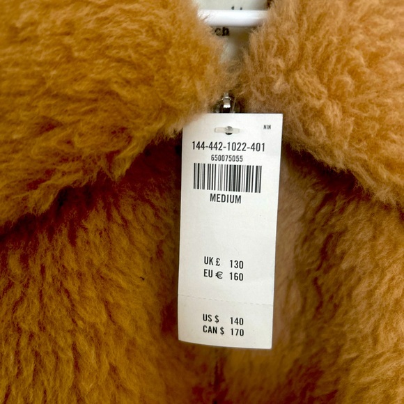 Abercrombie Sherpa Coat. New with tags. - Picture 3 of 5
